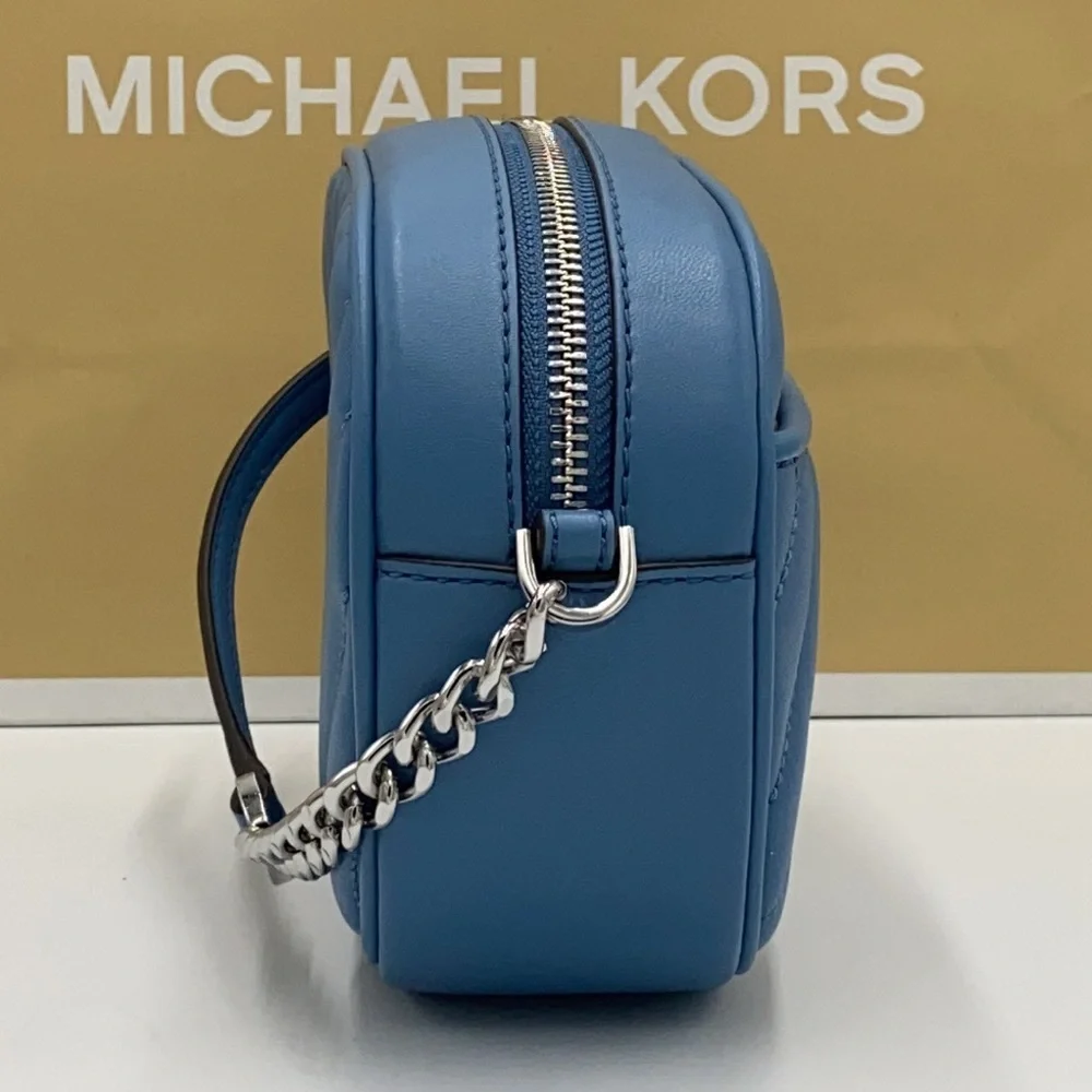 MICHAEL KORS ROSE SM OVAL CAMERA XBODY SKY BLUE - Picture 5 of 16